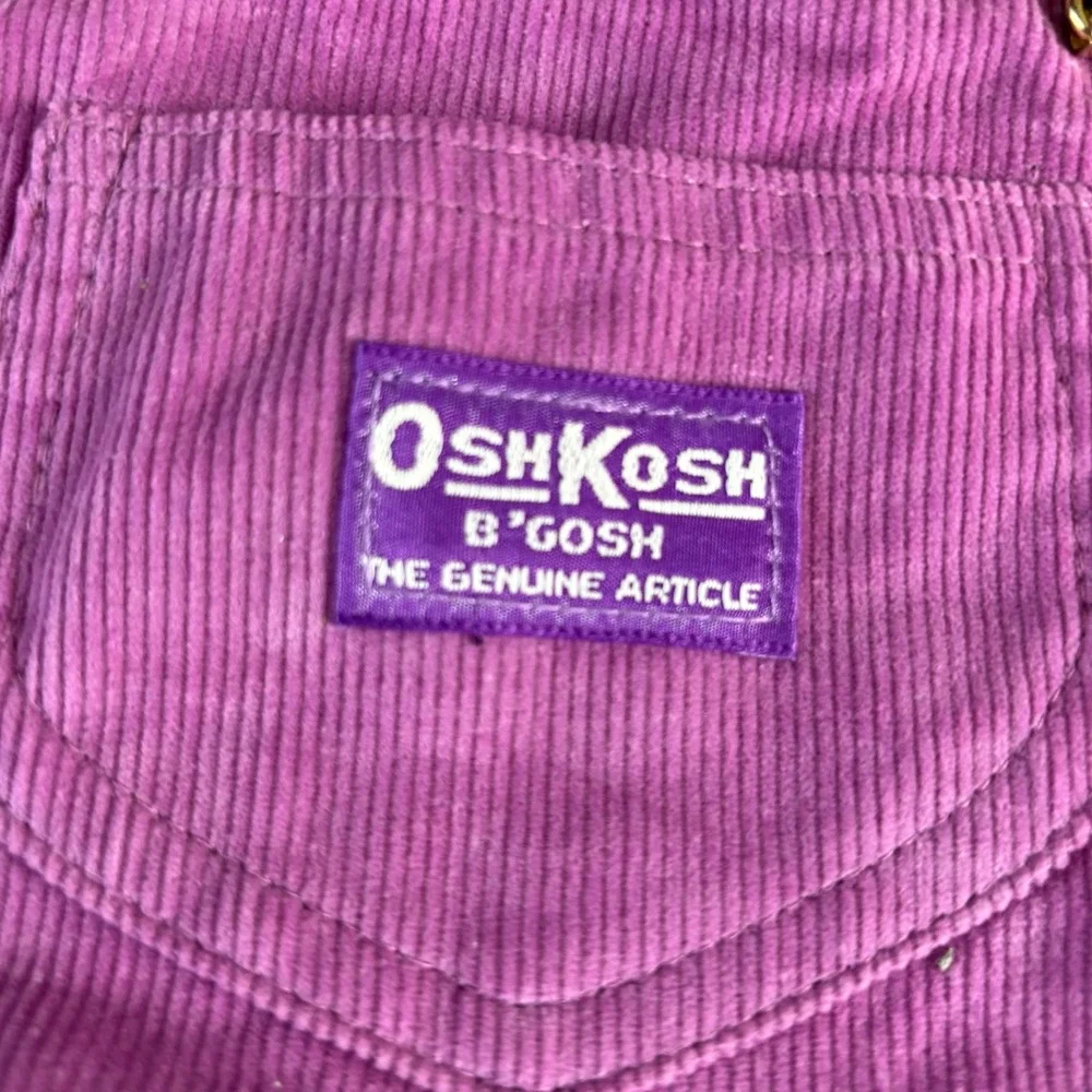 OshKosh Bgosh Kid's Magenta Purple Corduroy Jumper Dress Pinafore Size 4